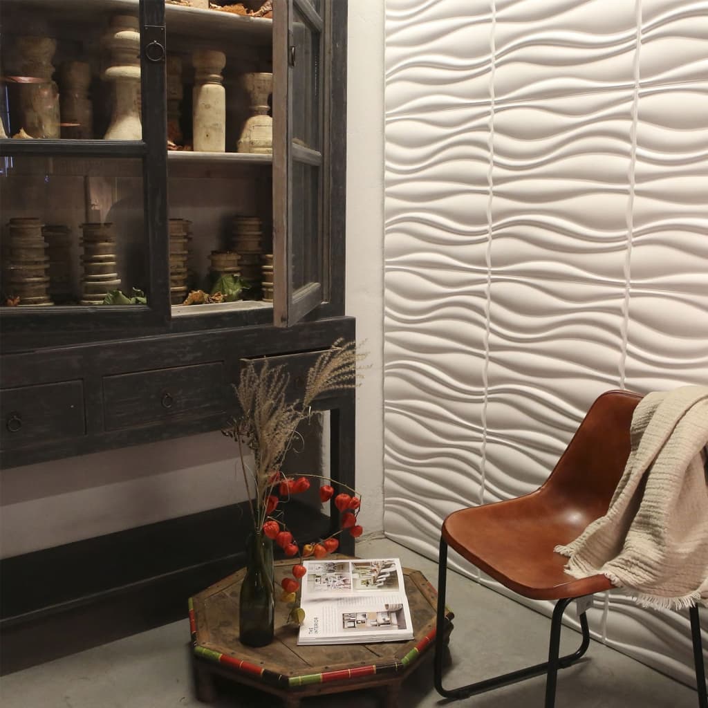 WallArt 12 pcs Wall Panels 3D GA-WA04 Waves