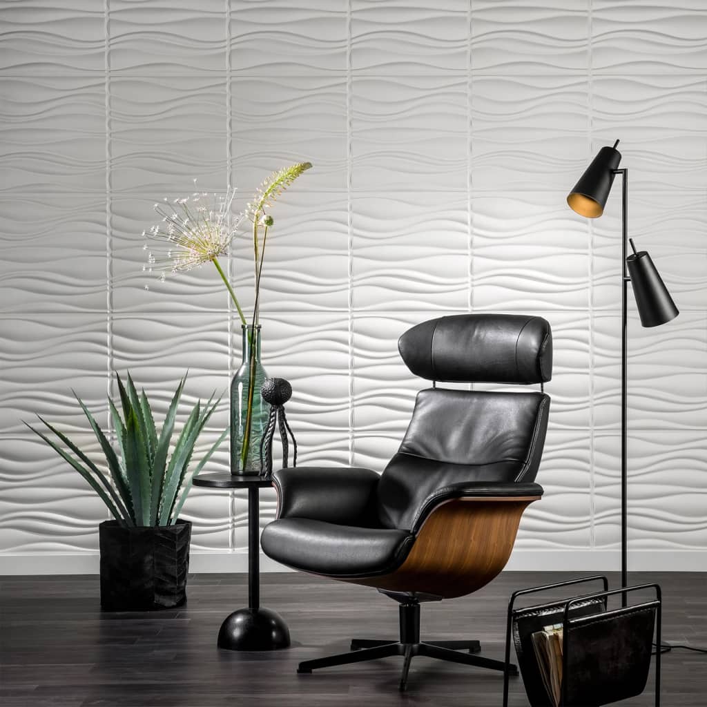 WallArt 12 pcs Wall Panels 3D GA-WA04 Waves