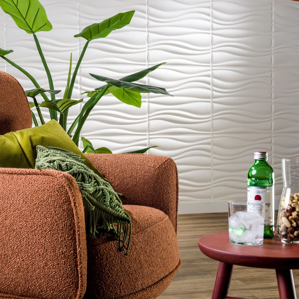WallArt 12 pcs Wall Panels 3D GA-WA04 Waves