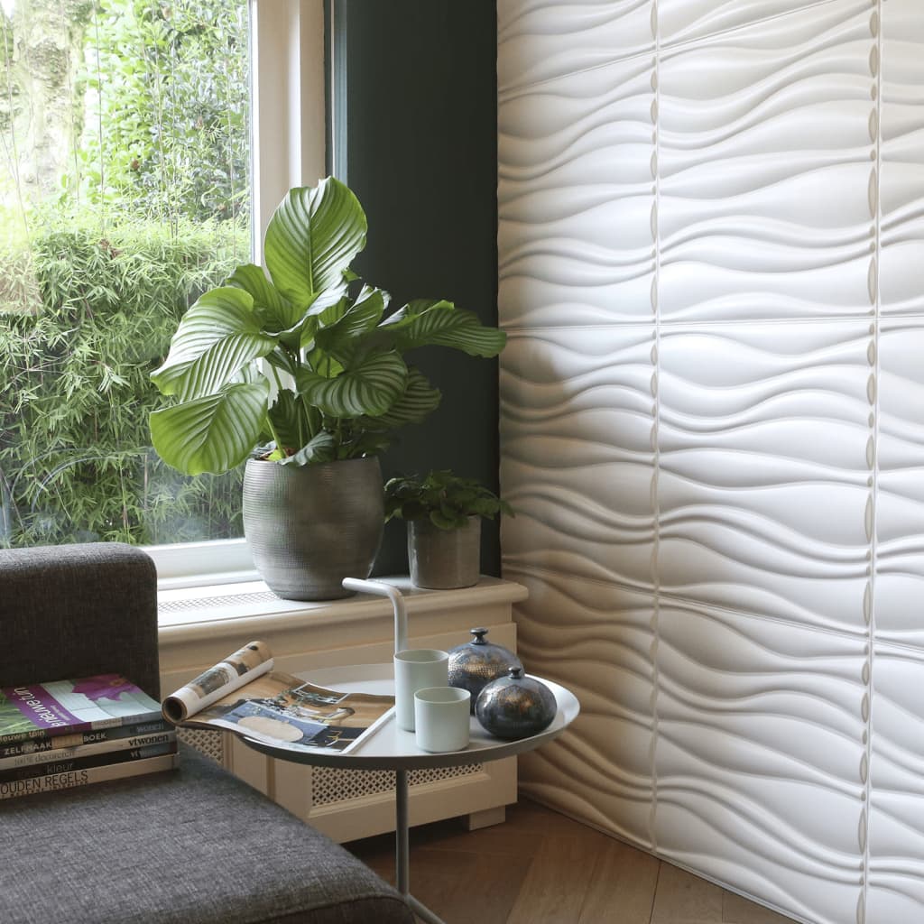 WallArt 12 pcs Wall Panels 3D GA-WA04 Waves