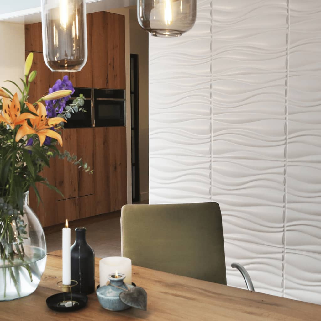 WallArt 12 pcs Wall Panels 3D GA-WA04 Waves