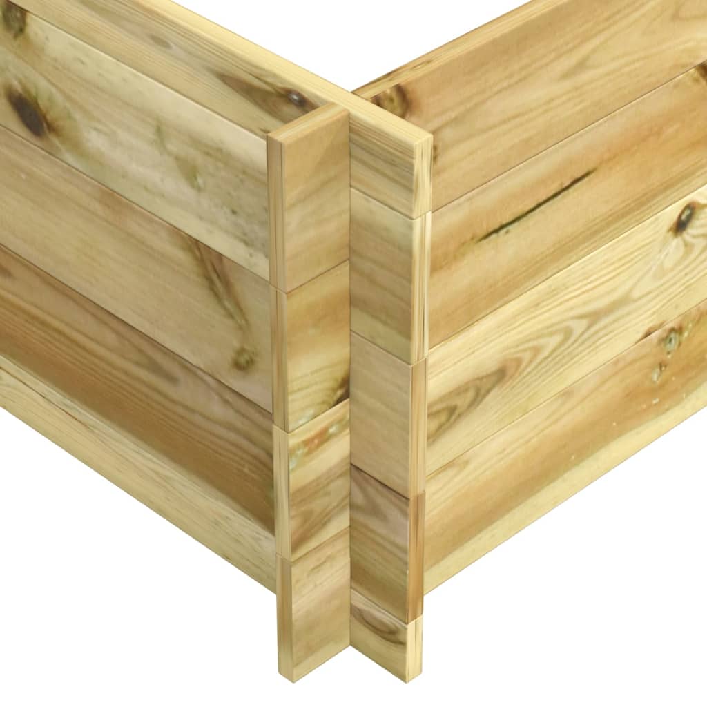 vidaXL Plantenbak verhoogd 150x100x40 cm geïmpregneerd hout - Aashly