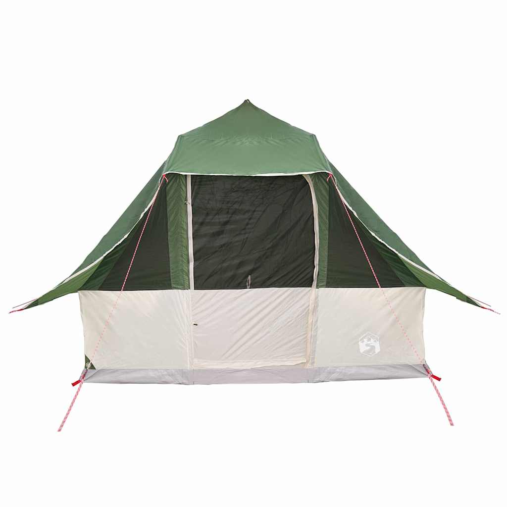 vidaXL Familie Tipi Tent Groen 8-Persoons Waterdicht