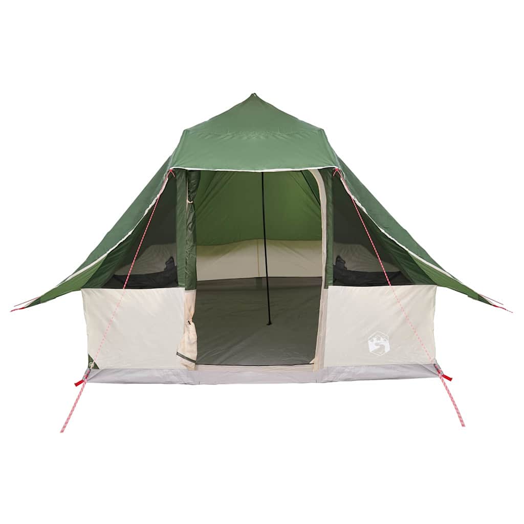 vidaXL Familie Tipi Tent Groen 8-Persoons Waterdicht