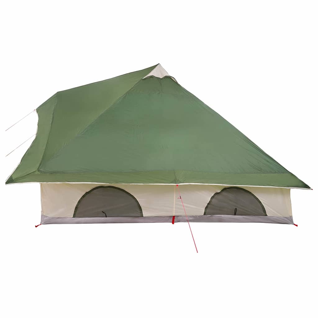 vidaXL Familie Tipi Tent Groen 8-Persoons Waterdicht