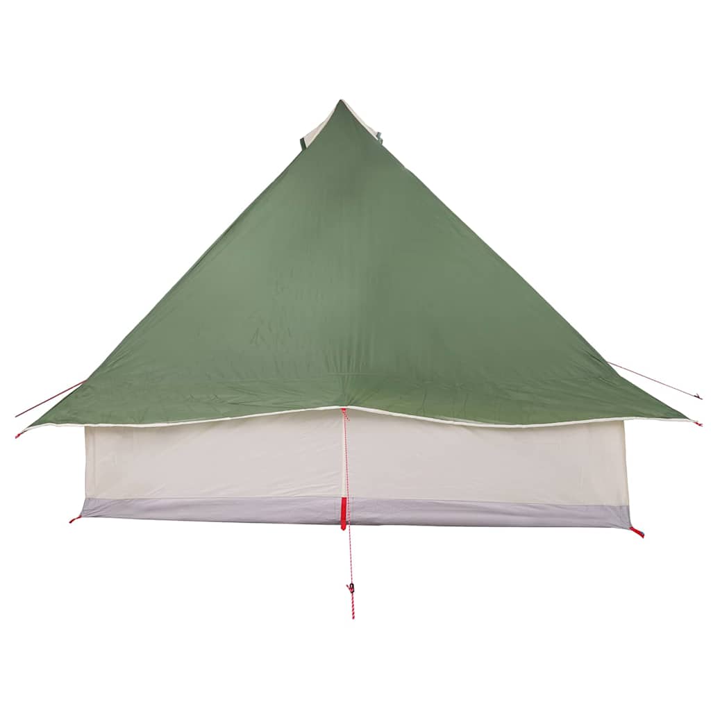 vidaXL Familie Tipi Tent Groen 8-Persoons Waterdicht