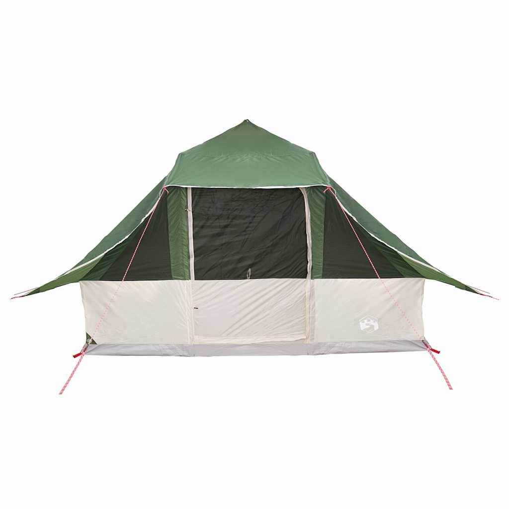 vidaXL Tipi Tent Groen voor 10 Personen, Waterdicht