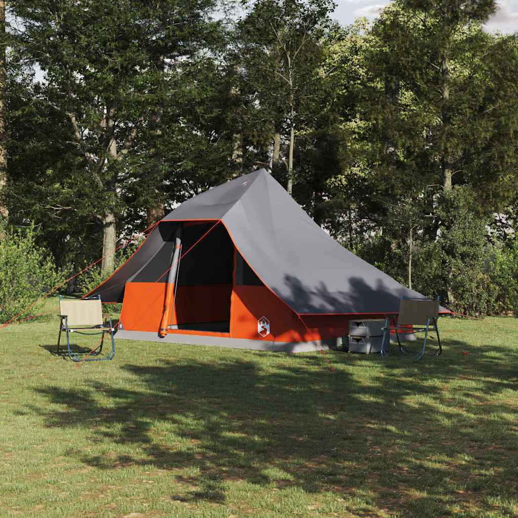 vidaXL Tipi Tent Groen voor 10 Personen, Waterdicht