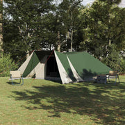 vidaXL Gezinstent met dak Groen, Beige 660 x 456 x 200 cm