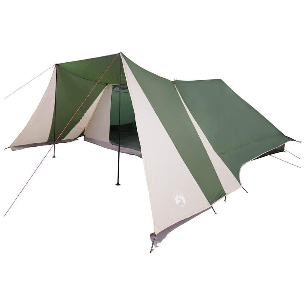 vidaXL Gezinstent met dak Groen, Beige 660 x 456 x 200 cm