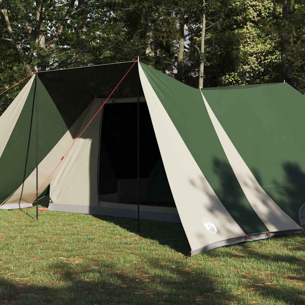 vidaXL Gezinstent met dak Groen, Beige 660 x 456 x 200 cm