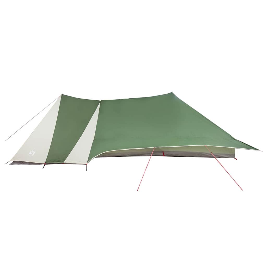 vidaXL Gezinstent met dak Groen, Beige 660 x 456 x 200 cm