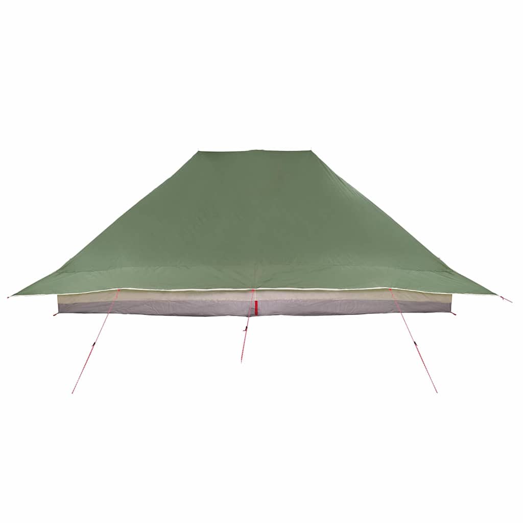 vidaXL Gezinstent met dak Groen, Beige 660 x 456 x 200 cm