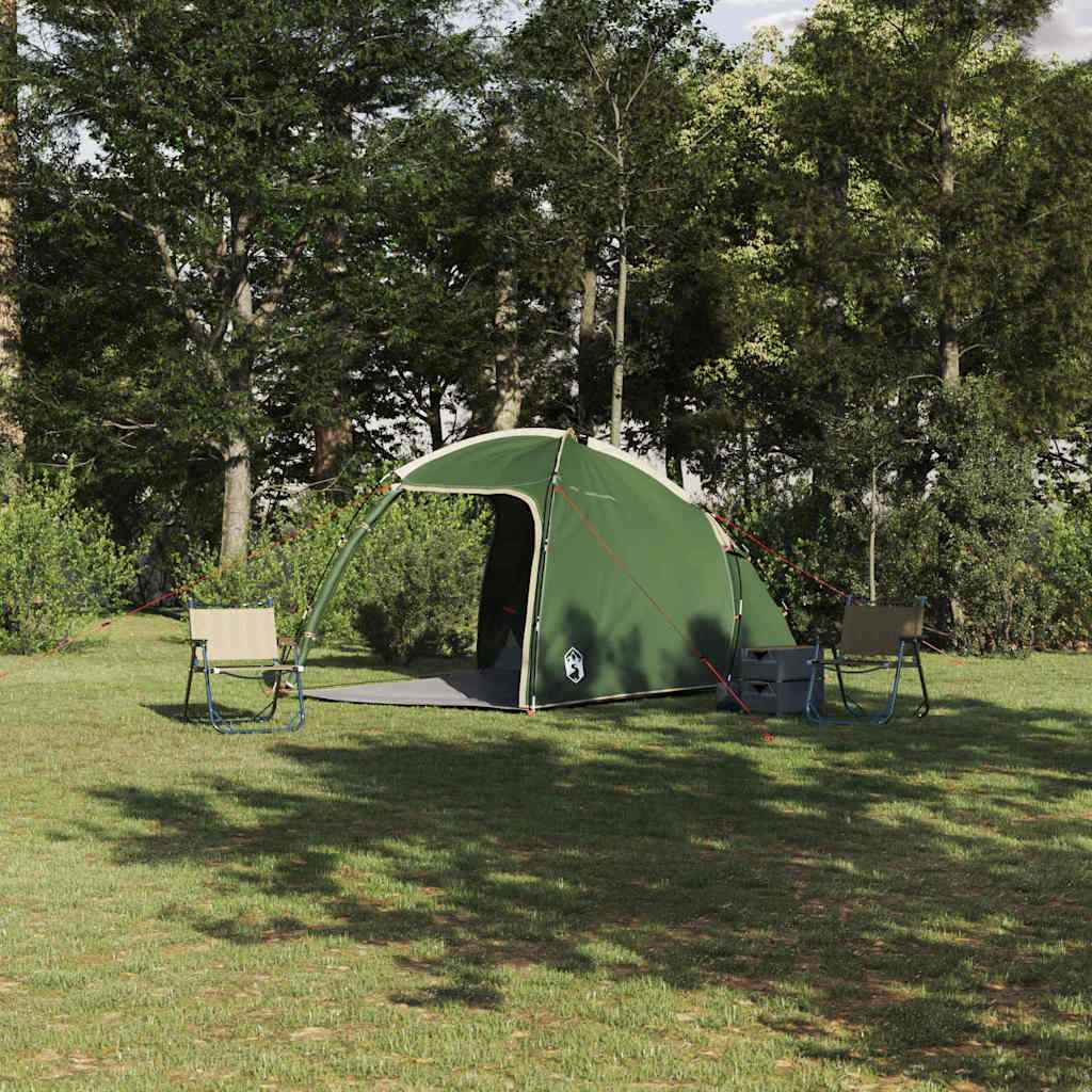 vidaXL Tent Vouw Other Handmatig Groen Large Polyester en glasvezel