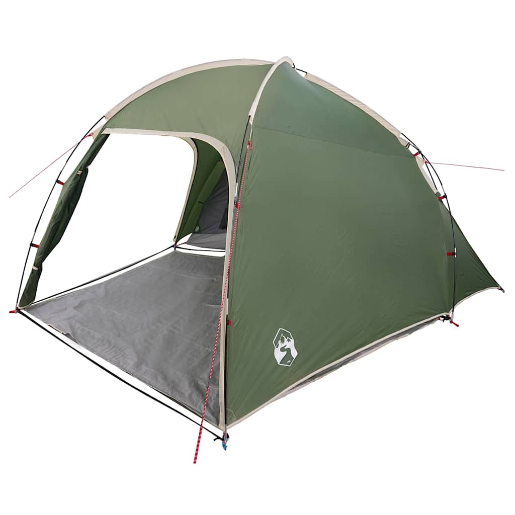 vidaXL Tent Vouw Other Handmatig Groen Large Polyester en glasvezel