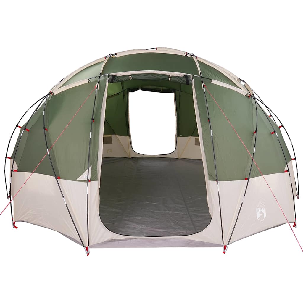 vidaXL Camping Tent met dak Groen 475 x 475 x 235 cm Polyester