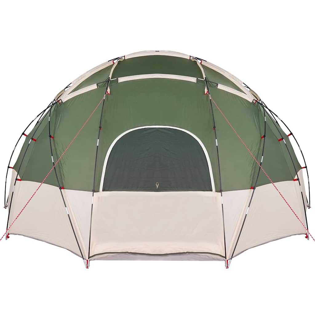 vidaXL Camping Tent met dak Groen 475 x 475 x 235 cm Polyester