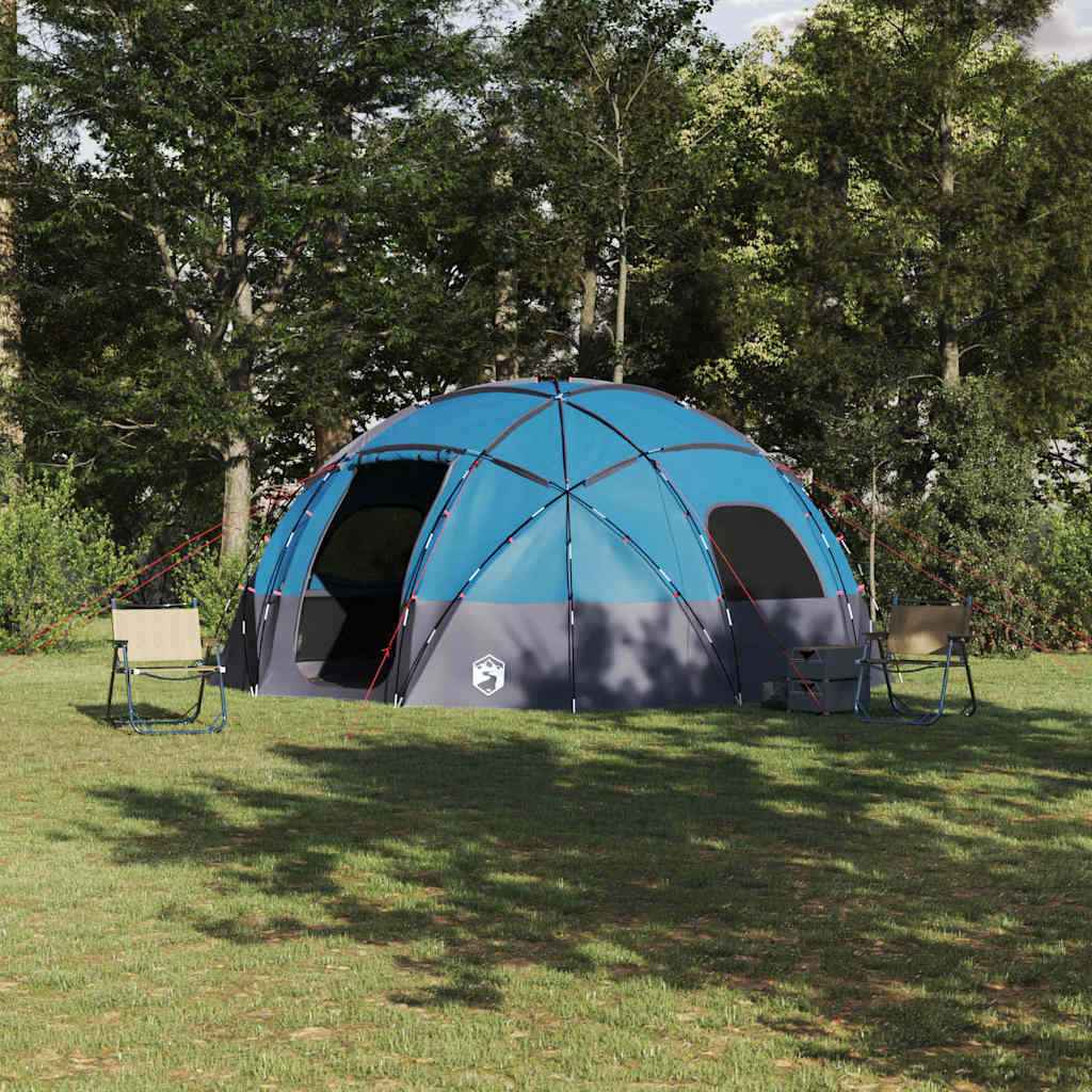vidaXL Camping Tent met dak Groen 475 x 475 x 235 cm Polyester