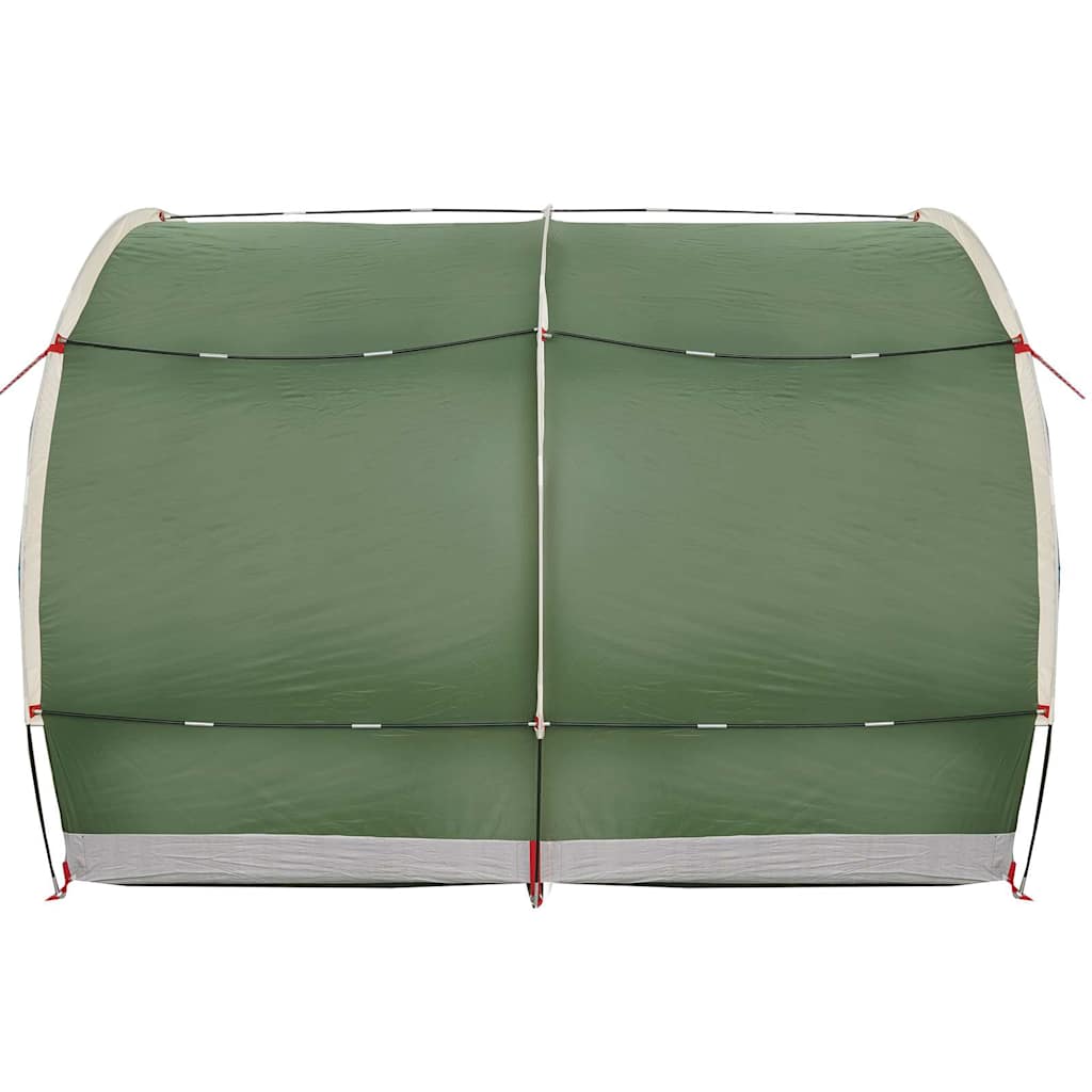 vidaXL Fietstent met dak met opslag Groen 256 x 222 x 182 cm