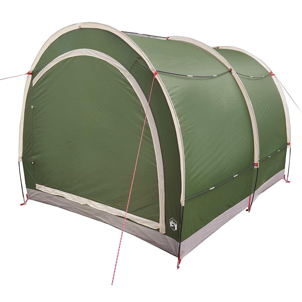 vidaXL Fietstent met dak met opslag Groen 256 x 222 x 182 cm