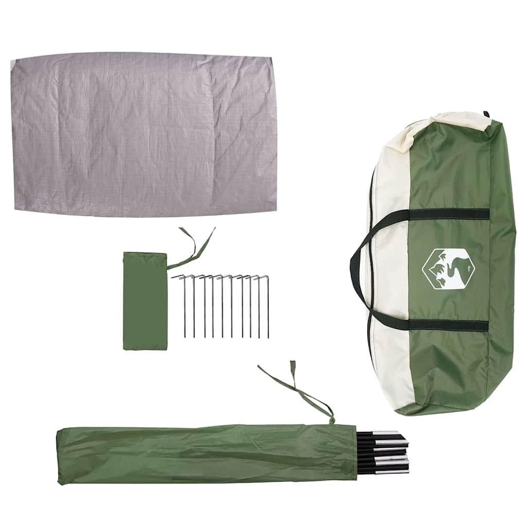vidaXL Tent met dak Groen 268 x 240 x 191 cm Polyester