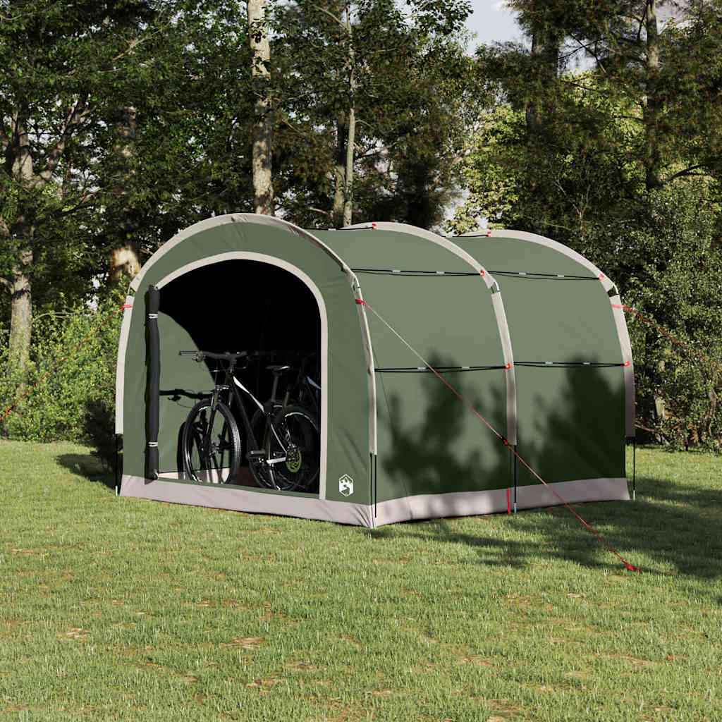 vidaXL Tent met dak Groen 268 x 240 x 191 cm Polyester