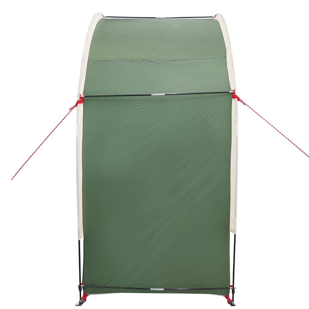 vidaXL Achteropslag tent met dak met opslag Groen 210 x 90 x 174 cm