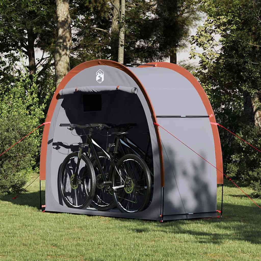 vidaXL Achteropslag tent met dak met opslag Groen 210 x 90 x 174 cm