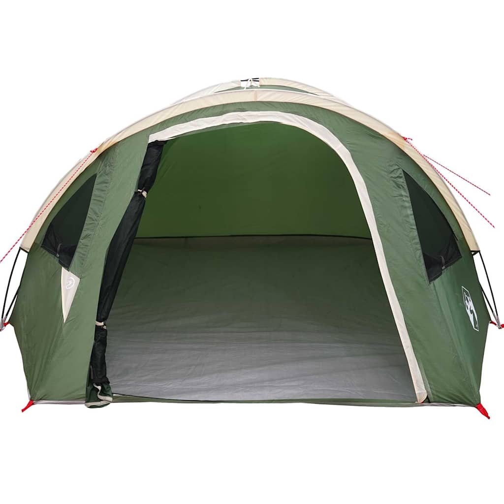 vidaXL Camping Tent met dak Groen 308 x 268 x 130 cm Polyester