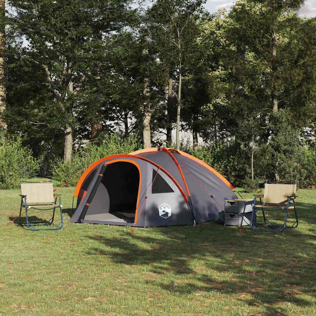 vidaXL Camping Tent met dak Groen 308 x 268 x 130 cm Polyester