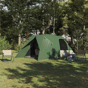 vidaXL Koepeltent met afneembare regenhoes Groen 335 x 243 x 182 cm