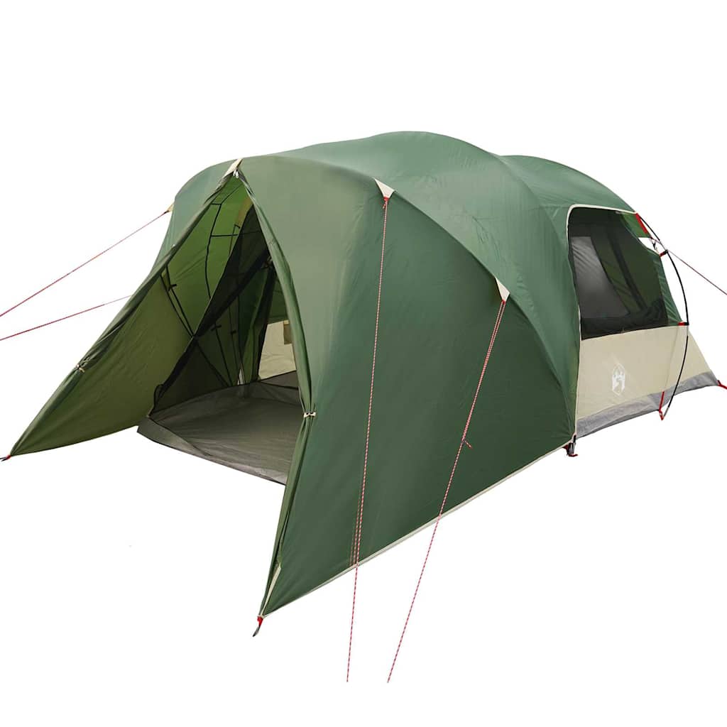 vidaXL Koepeltent met afneembare regenhoes Groen 335 x 243 x 182 cm