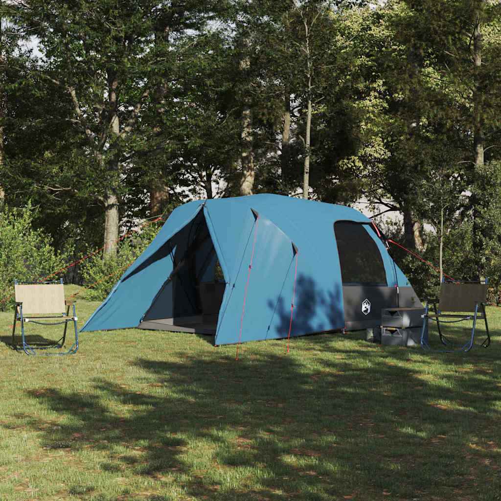 vidaXL Koepeltent met afneembare regenhoes Groen 335 x 243 x 182 cm