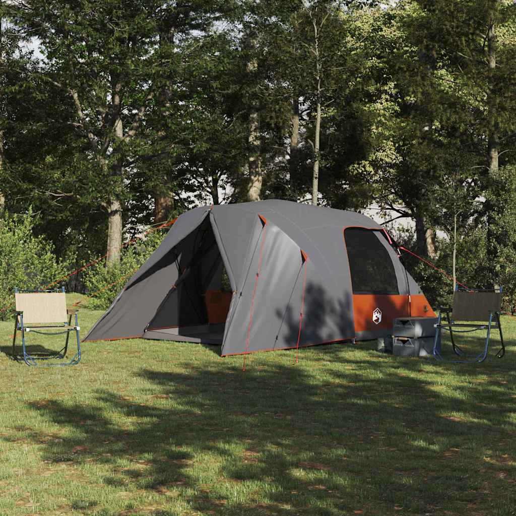 vidaXL Koepeltent met afneembare regenhoes Groen 335 x 243 x 182 cm