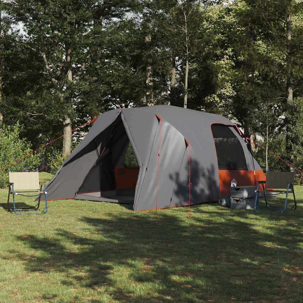 vidaXL Koepeltent met afneembare regenhoes Groen 335 x 243 x 182 cm
