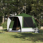 vidaXL Camping Tent Groen 420 x 420 x 227 cm Polyester