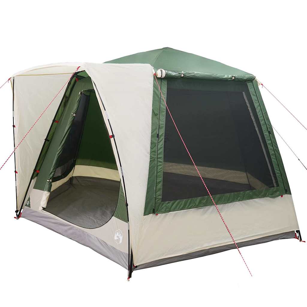 vidaXL Camping Tent Groen 420 x 420 x 227 cm Polyester