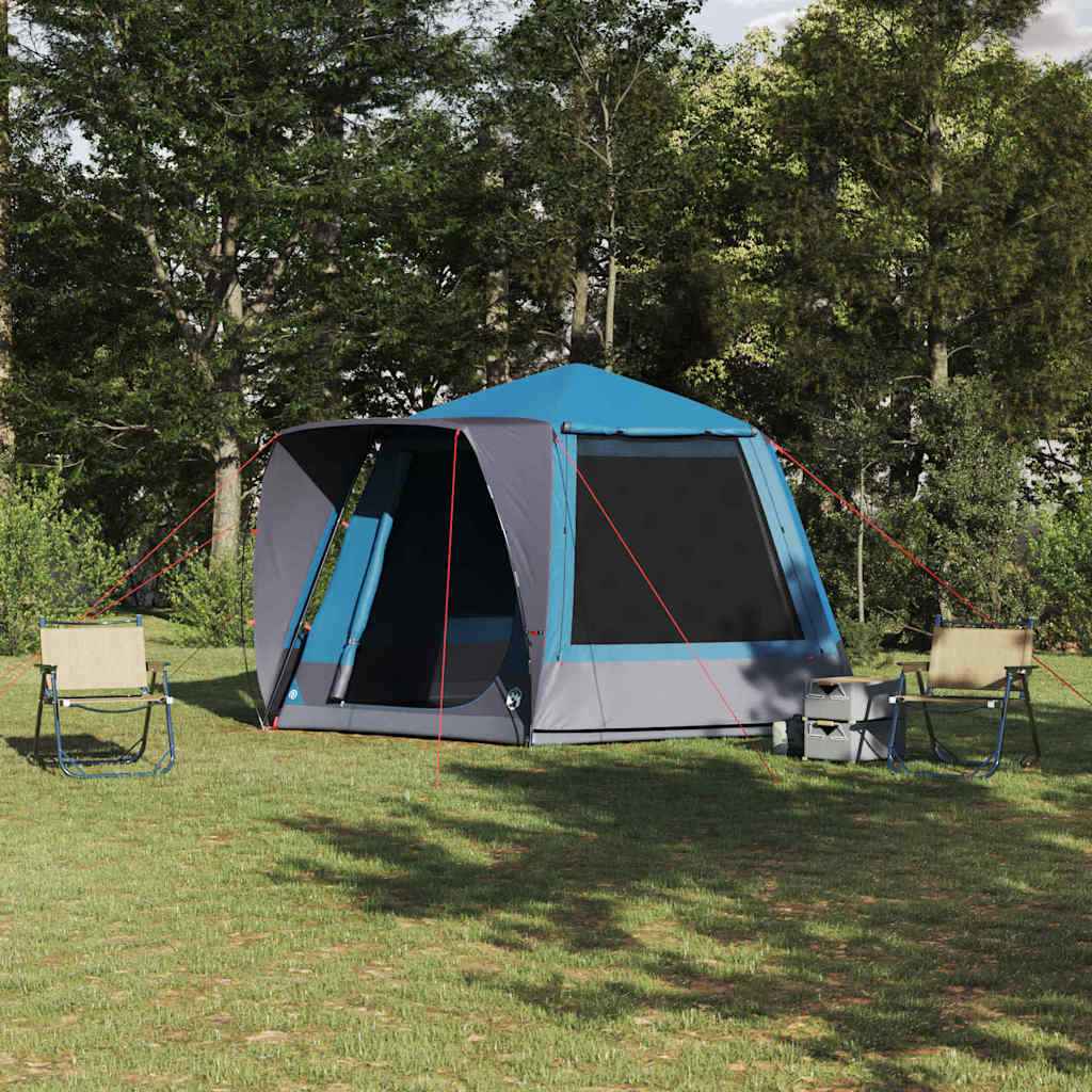 vidaXL Camping Tent Groen 420 x 420 x 227 cm Polyester