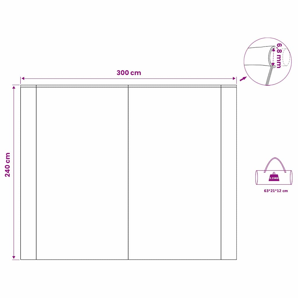 vidaXL Waterbestendige Tarp