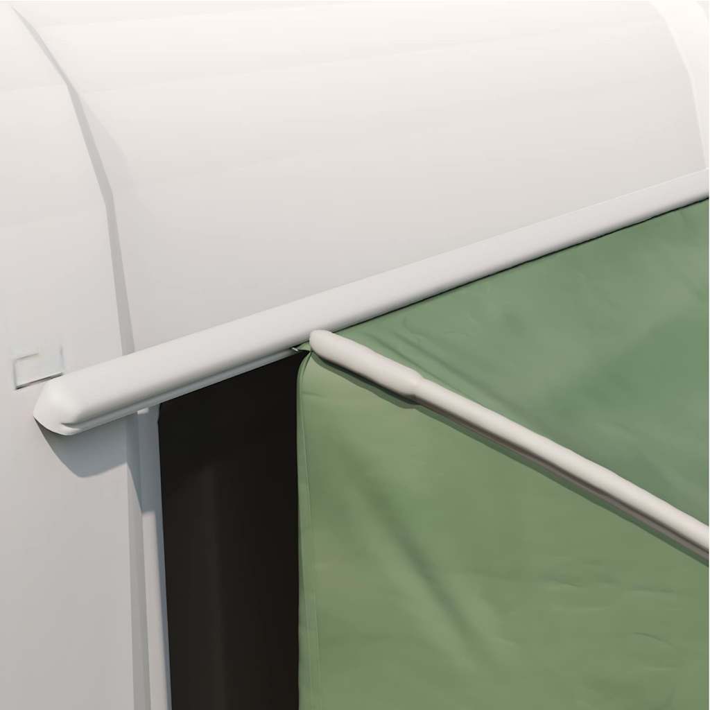 vidaXL Tent met dak Other Groen en Zwart 194 x 180 x 210 cm Polyester