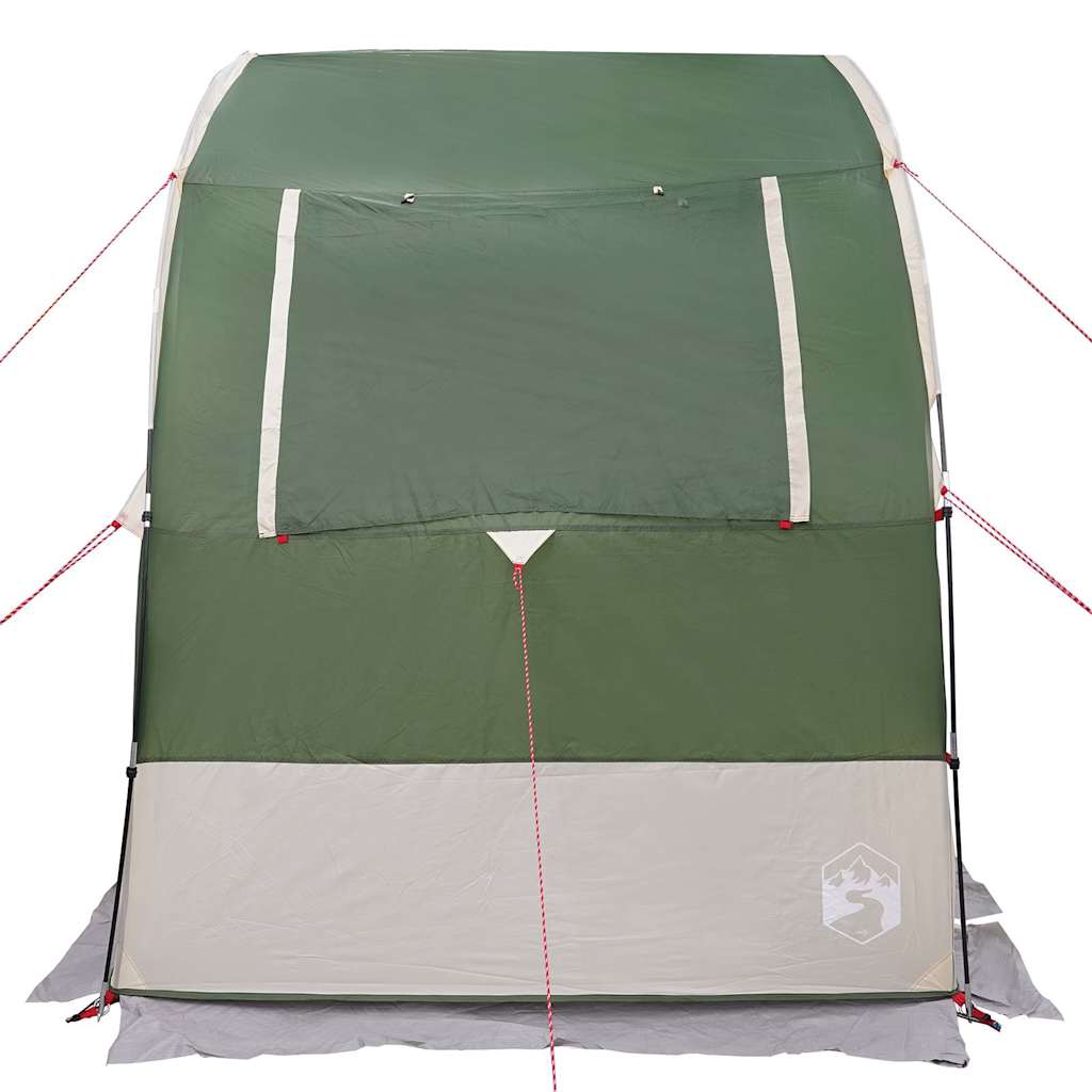 vidaXL Tent met dak Other Groen en Zwart 194 x 180 x 210 cm Polyester