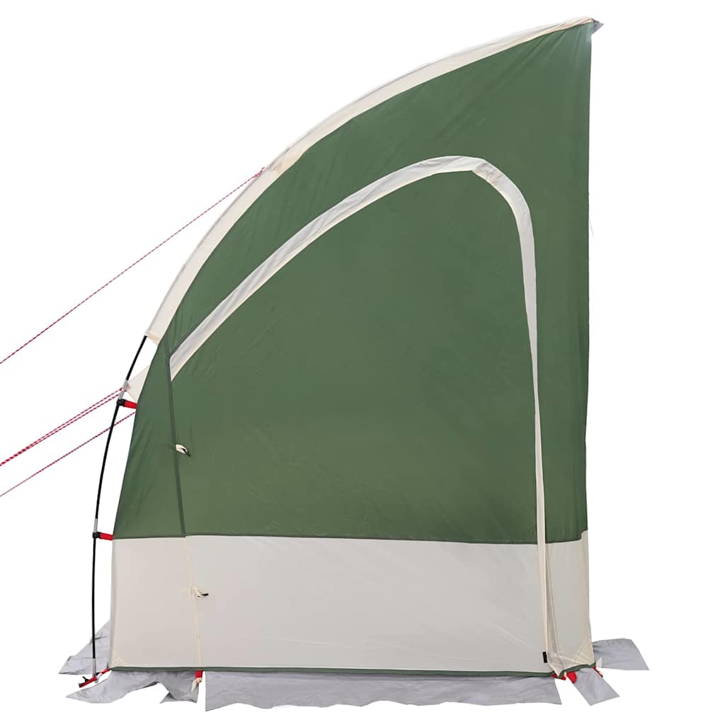 vidaXL Tent met dak Other Groen en Zwart 194 x 180 x 210 cm Polyester