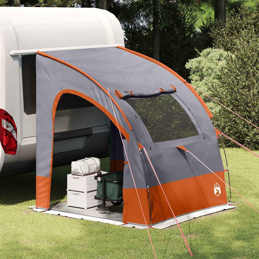 vidaXL Tent met dak Other Groen en Zwart 194 x 180 x 210 cm Polyester