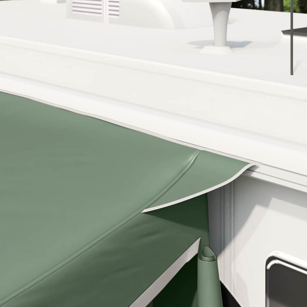 vidaXL Tent met dak Anders Groen en Zwart 285 x 255 x 245 cm Polyester