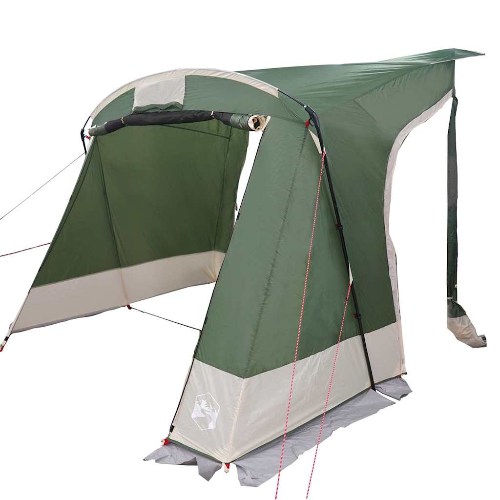 vidaXL Tent met dak Anders Groen en Zwart 285 x 255 x 245 cm Polyester