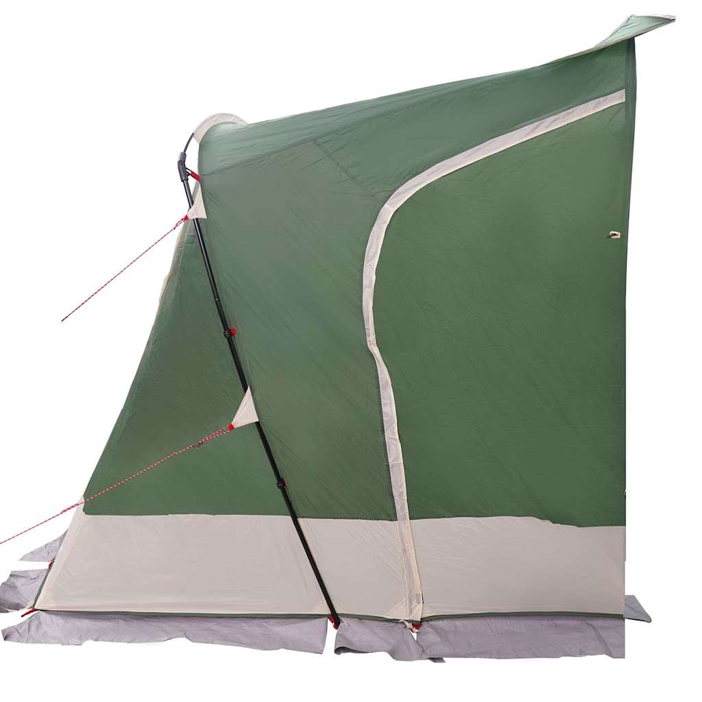 vidaXL Tent met dak Anders Groen en Zwart 285 x 255 x 245 cm Polyester
