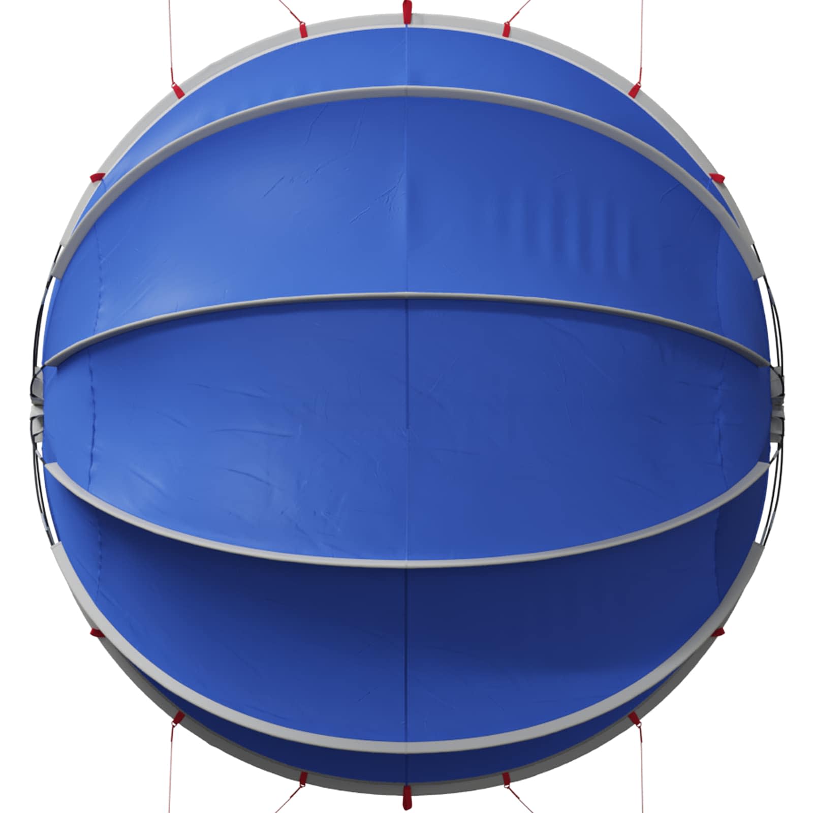 vidaXL Pooldome Groen 336 x 322 x 160 cm 185T polyester met PU-coating
