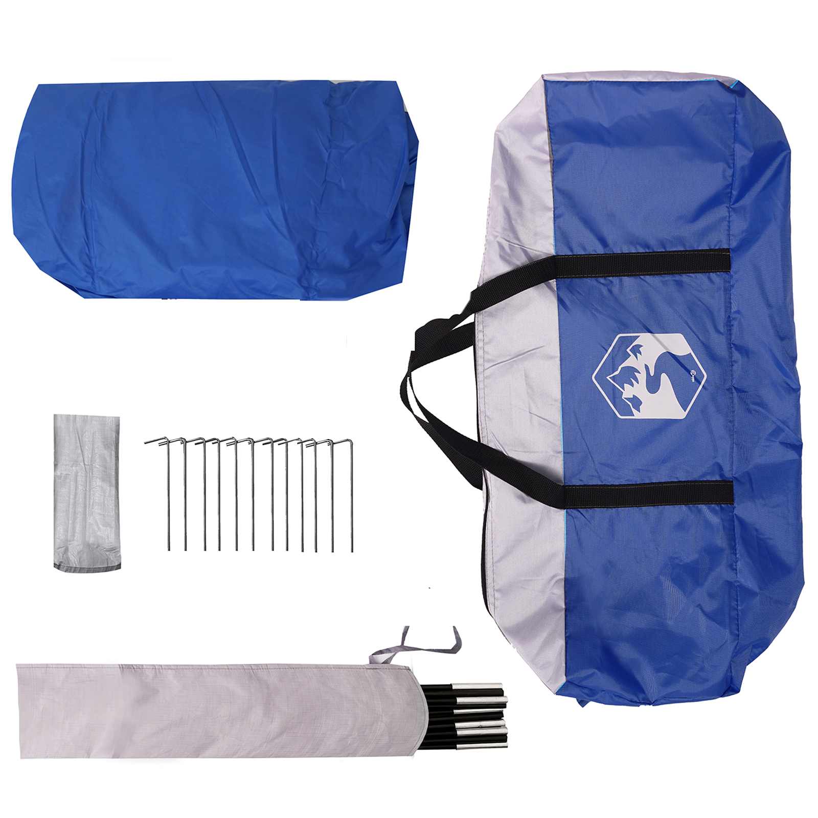 vidaXL Pooldome Groen 336 x 322 x 160 cm 185T polyester met PU-coating