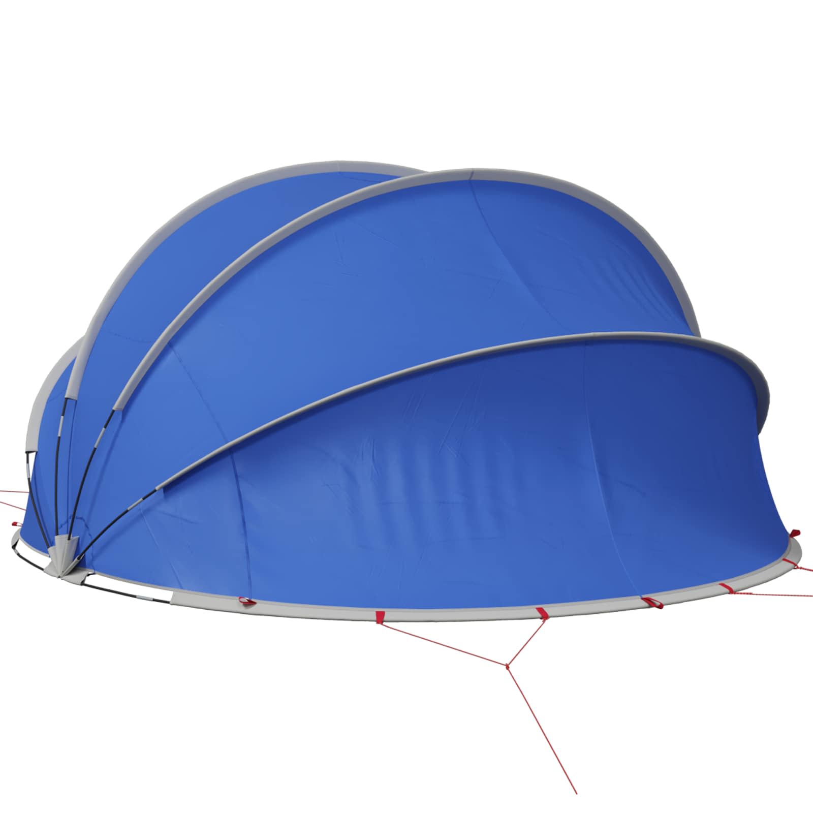 vidaXL Pooldome Groen 336 x 322 x 160 cm 185T polyester met PU-coating
