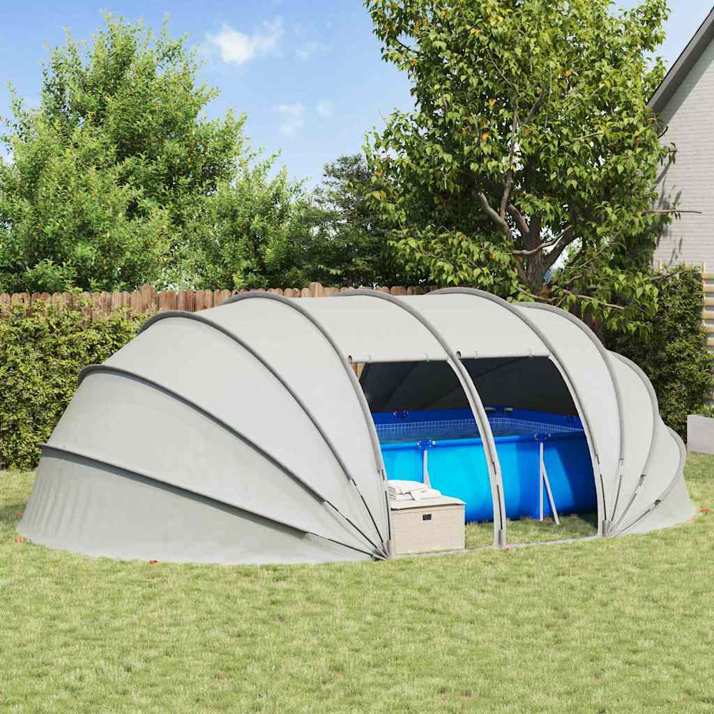 vidaXL Zwembad Tent Koepel Groen 538 x 440 x 204 cm